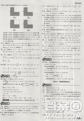 2019年新版初中必刷題八年級(jí)上冊(cè)數(shù)學(xué)人教版答案