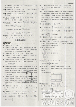 2019年新版初中必刷題八年級(jí)上冊(cè)數(shù)學(xué)人教版答案