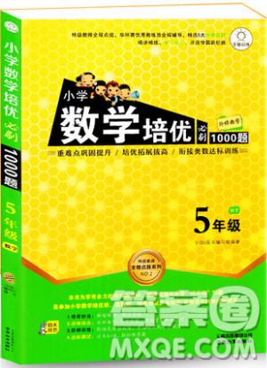 全腦訓(xùn)練2019小學(xué)數(shù)學(xué)培優(yōu)必刷1000題五年級(jí)參考答案