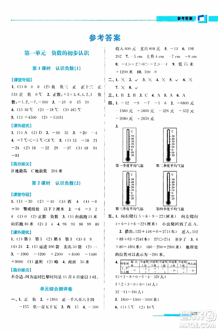 超能學(xué)典2019秋高分拔尖提優(yōu)訓(xùn)練五年級(jí)數(shù)學(xué)上冊(cè)江蘇版參考答案