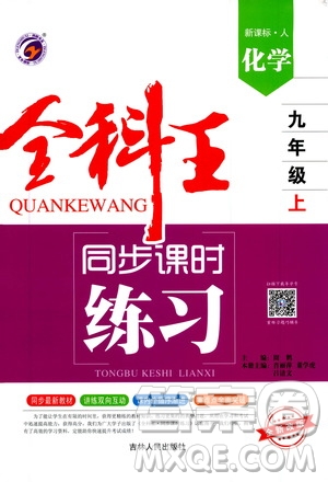 2019全科王同步課時練習(xí)9年級化學(xué)新課標(biāo)人教版答案