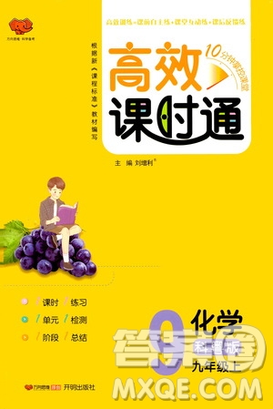 萬向思維2019高效課時通九年級化學上冊科粵版答案