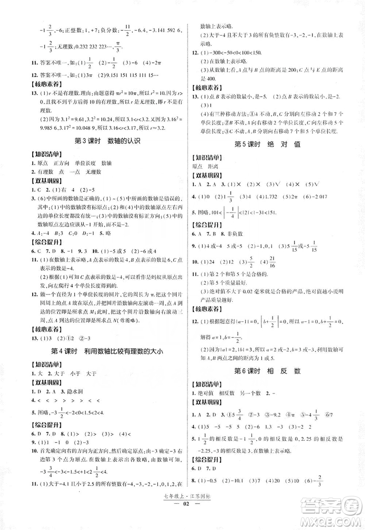 經(jīng)綸學典2019新課時作業(yè)八年級數(shù)學上冊江蘇國標版答案