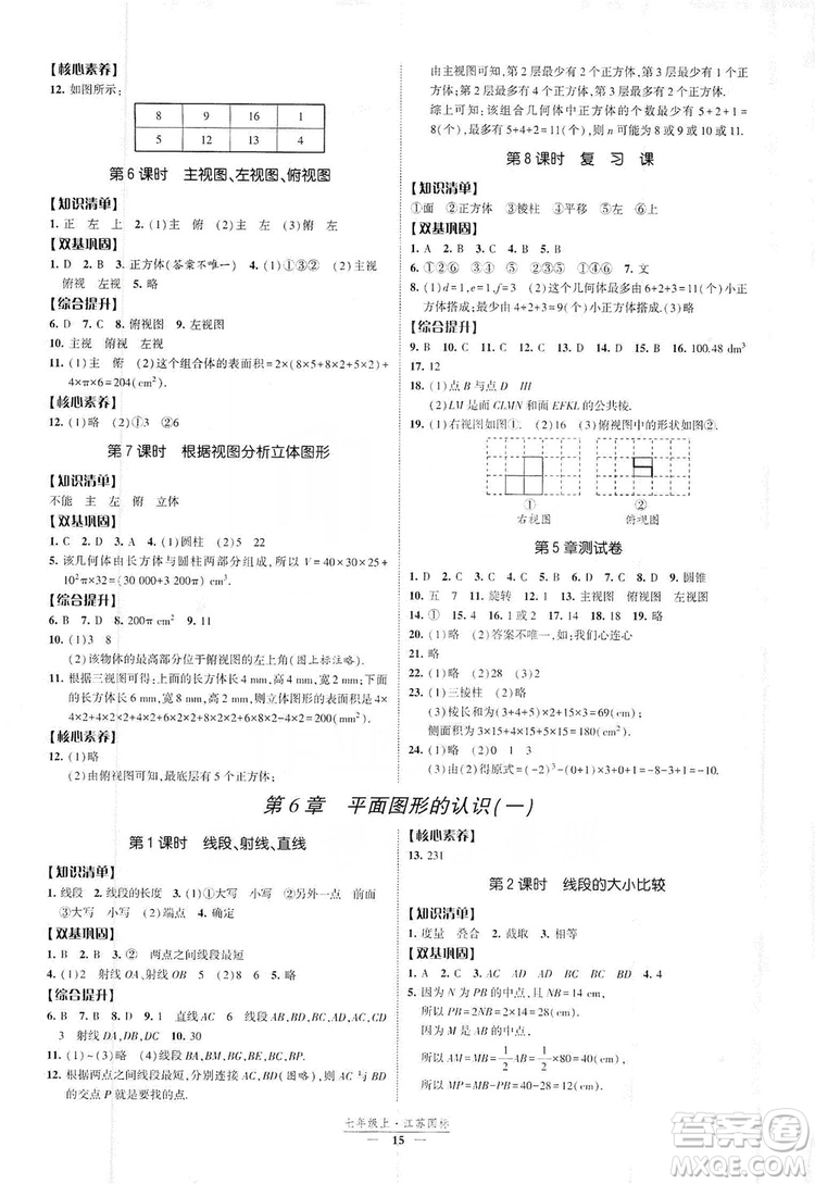 經(jīng)綸學典2019新課時作業(yè)八年級數(shù)學上冊江蘇國標版答案