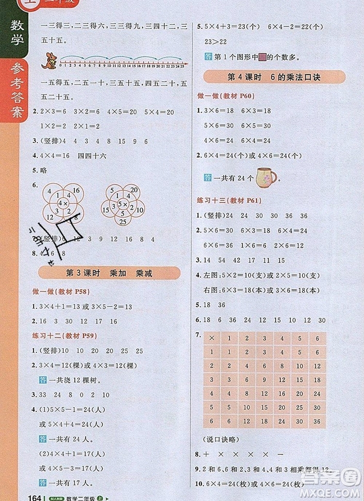 人教版2019年1加1輕巧奪冠課堂直播二年級(jí)數(shù)學(xué)上冊(cè)答案