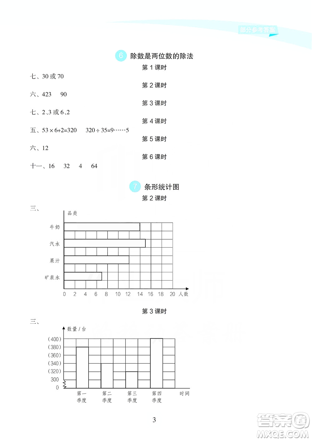 海南出版社2019課時(shí)練新課程學(xué)習(xí)指導(dǎo)四年級(jí)上冊(cè)數(shù)學(xué)人教版答案