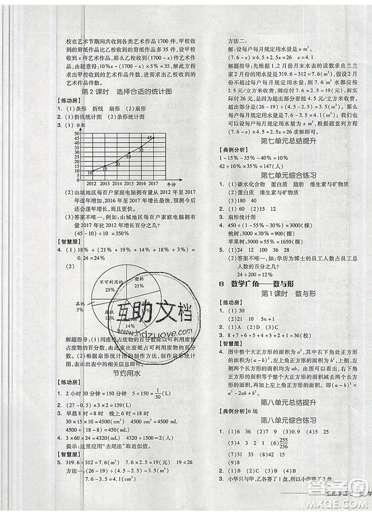 全品學(xué)練考六年級(jí)數(shù)學(xué)上冊(cè)人教版2019參考答案