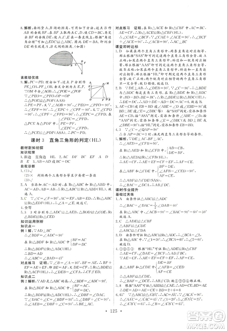 海南出版社2019新課程同步練習(xí)冊數(shù)學(xué)八年級上冊人教版答案