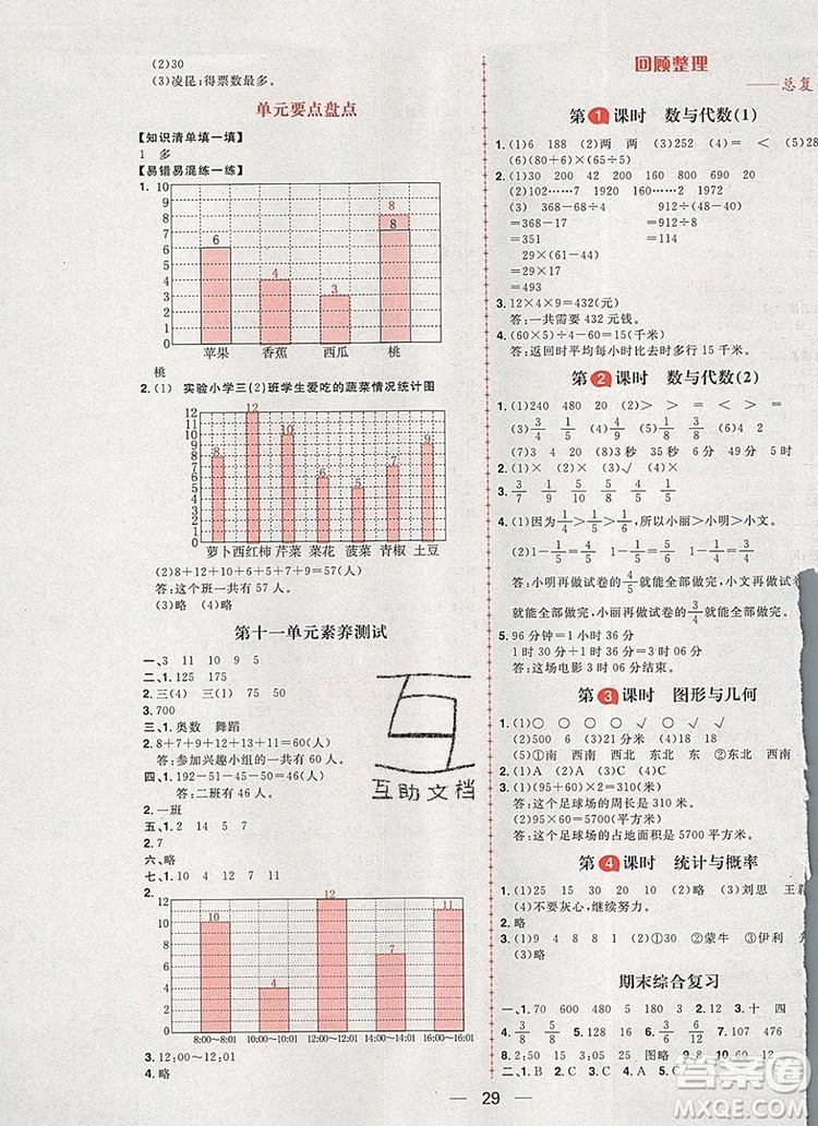 南方出版社2019年核心素養(yǎng)天天練三年級數(shù)學(xué)上冊青島版五四制答案