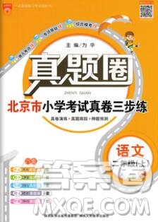 2019年北京市真題圈小學(xué)試卷真卷三步練二年級(jí)語文上冊答案