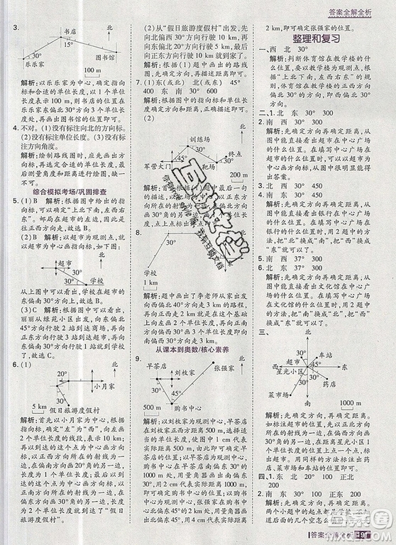 2019年考點(diǎn)集訓(xùn)與滿分備考六年級(jí)數(shù)學(xué)上冊(cè)人教版答案