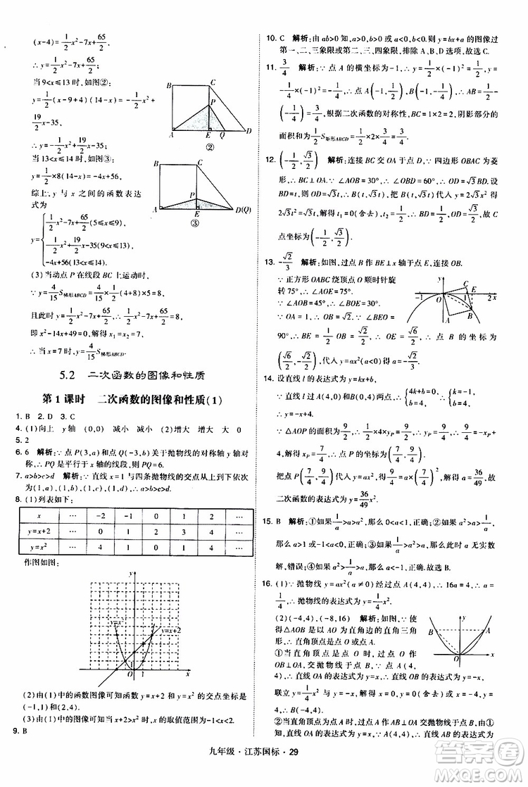 2019年經(jīng)綸學(xué)典學(xué)霸題中題數(shù)學(xué)九年級全一冊江蘇國際參考答案