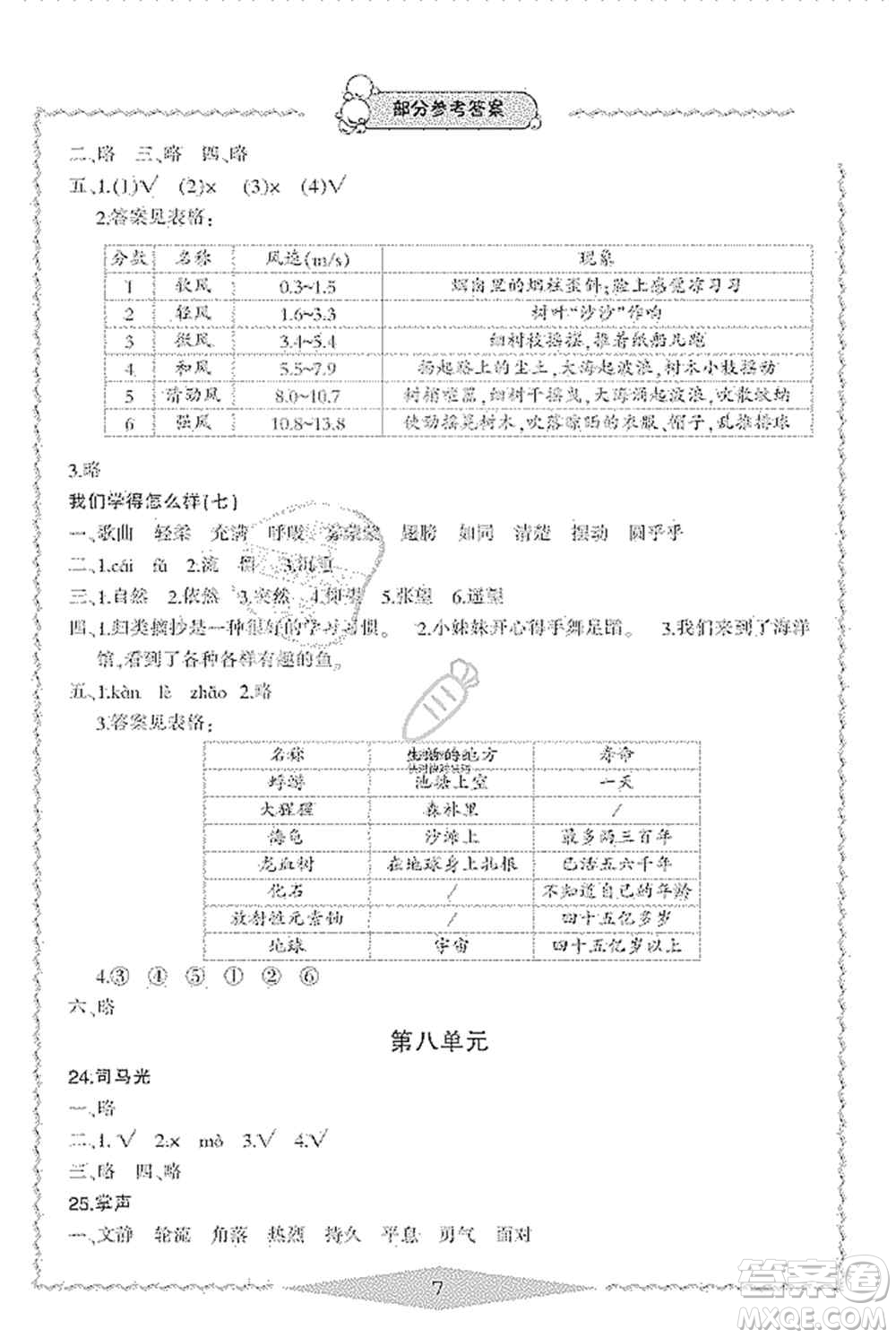 寧波出版社2019新課標(biāo)學(xué)習(xí)方法指導(dǎo)叢書(shū)三年級(jí)語(yǔ)文上冊(cè)人教版答案