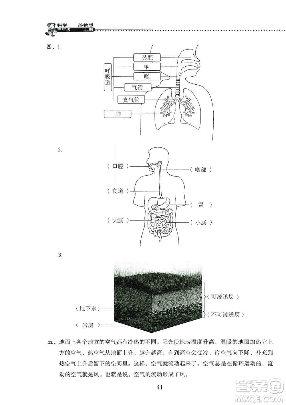 晨光出版社2019晨光全優(yōu)小學(xué)單元達(dá)標(biāo)與歸類復(fù)習(xí)檢測(cè)卷三年級(jí)科學(xué)上冊(cè)蘇科版答案