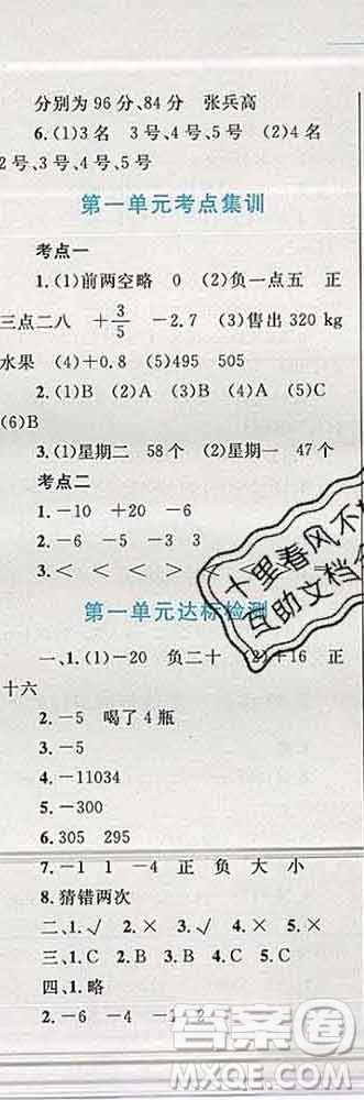 2019年小學(xué)同步考優(yōu)化設(shè)計小超人作業(yè)本五年級數(shù)學(xué)上冊蘇教版答案