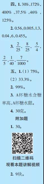 2019-2020時代學(xué)習(xí)報數(shù)學(xué)周刊六年級人教版第13期-第16期答案