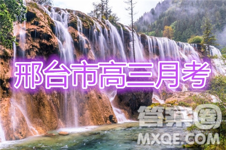 邢臺市2019-2020學(xué)年高三上學(xué)期第四次月考文科數(shù)學(xué)試題及答案