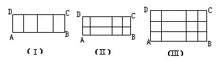 如下圖，數(shù)一數(shù)下列各圖中長(zhǎng)方形的個(gè)數(shù)？