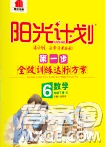 中國(guó)原子能出版社2020春季陽(yáng)光計(jì)劃第一步六年級(jí)數(shù)學(xué)下冊(cè)人教版答案