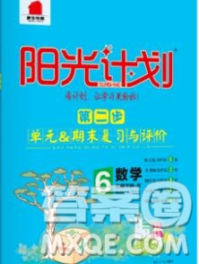 中國原子能出版社2020春季陽光計劃第二步六年級數(shù)學(xué)下冊人教版答案