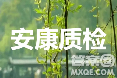 安康市2019-2020學(xué)年度高三年級教學(xué)質(zhì)量第二次聯(lián)考文科數(shù)學(xué)答案