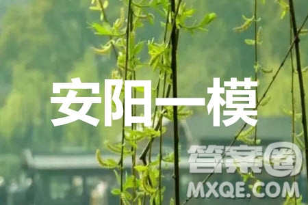 安陽(yáng)市2020屆高三年級(jí)第一次模擬考試文科數(shù)學(xué)答案