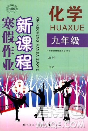 廣西教育出版社2020年寒假作業(yè)新課程九年級(jí)化學(xué)參考答案