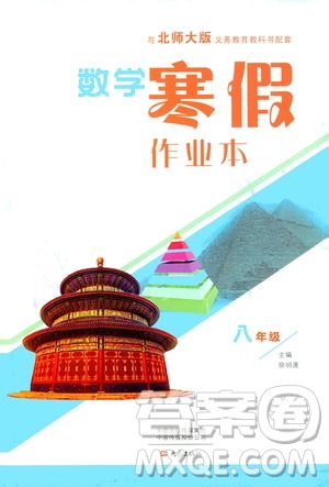 大象出版社2020數(shù)學(xué)寒假作業(yè)本八年級北師大版答案