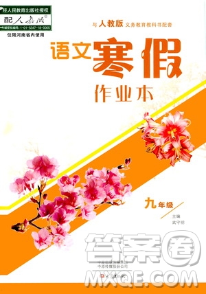 大象出版社2020語(yǔ)文寒假作業(yè)本九年級(jí)人教版答案