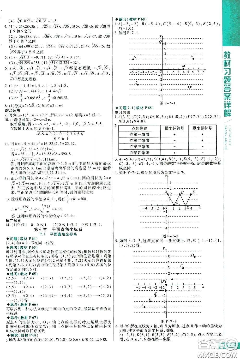 2020年萬(wàn)向思維倍速學(xué)習(xí)法七年級(jí)數(shù)學(xué)下人教版參考答案