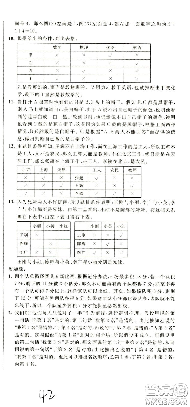 2020年小學(xué)奧數(shù)典型題舉一反三沖刺100分測(cè)評(píng)卷六年級(jí)參考答案