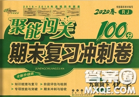 2020春聚能闖關(guān)100分期末復(fù)習(xí)沖刺卷九年級下冊化學(xué)RJ人教版參考答案