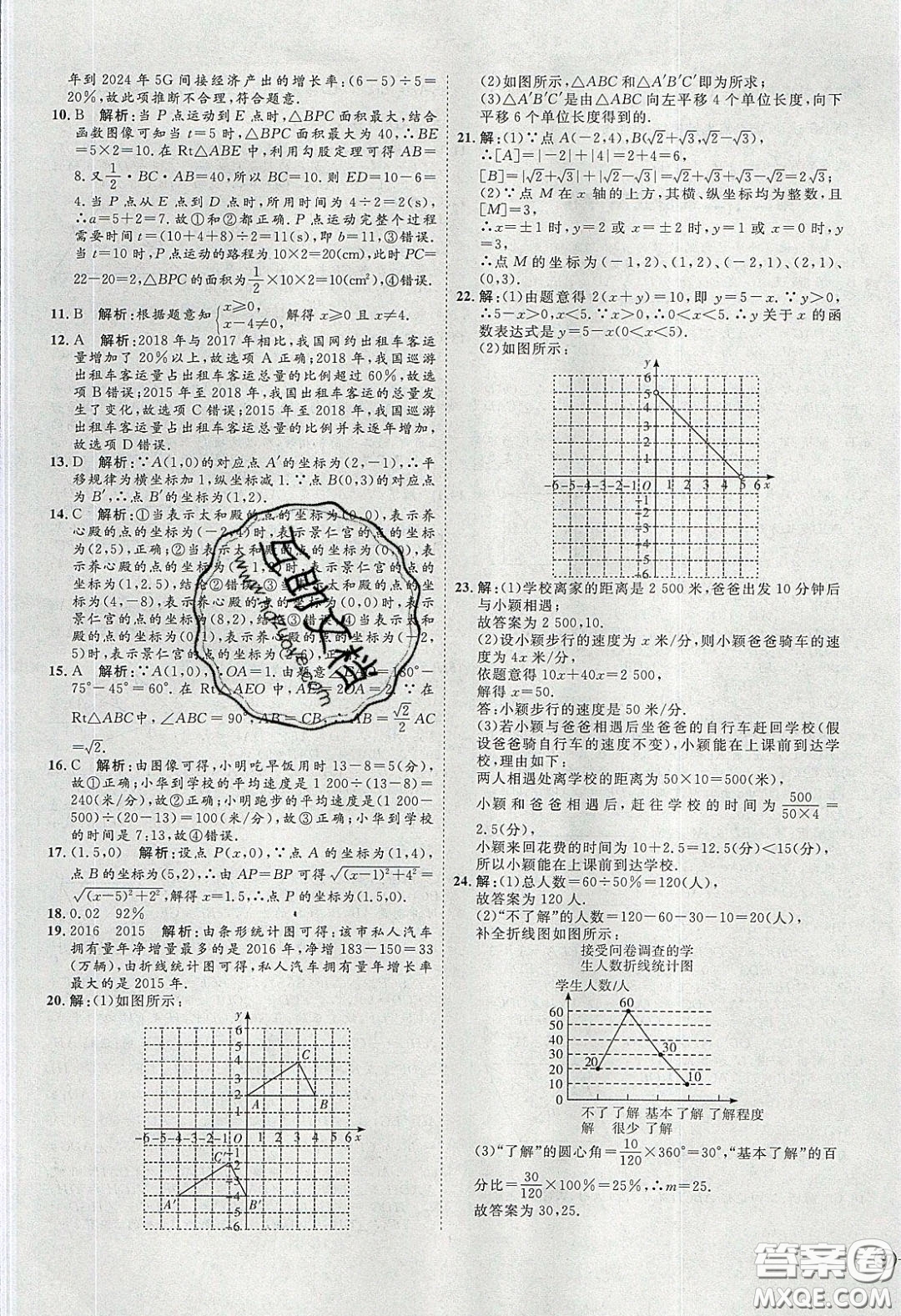 2020春優(yōu)加學(xué)案課時(shí)通八年級(jí)數(shù)學(xué)下冊(cè)N版河北專(zhuān)用答案