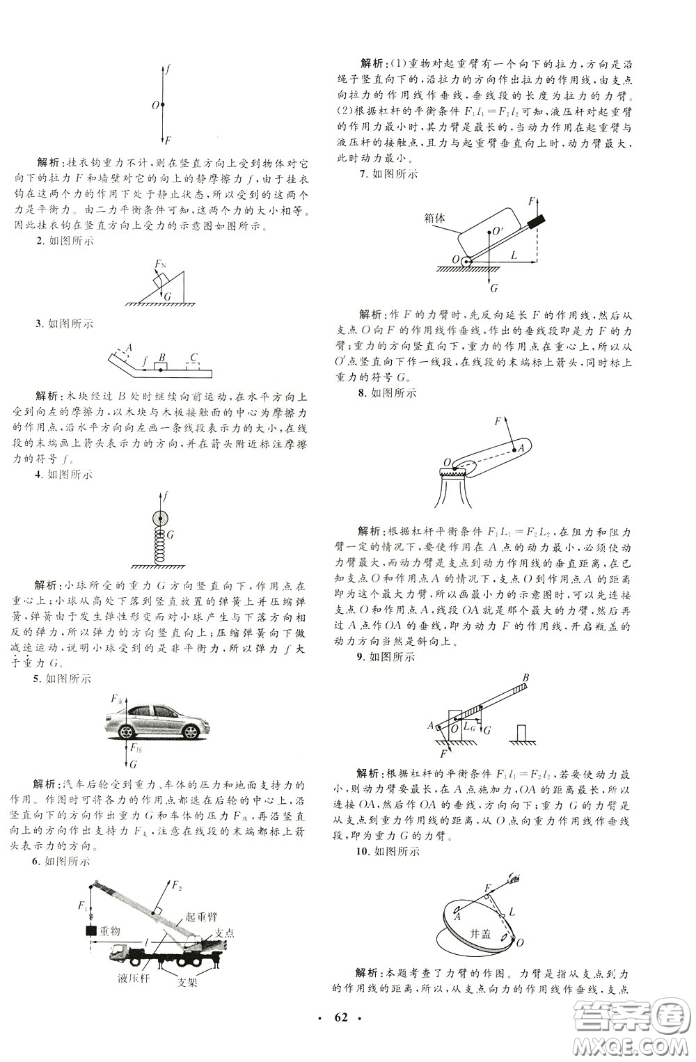 鐘書金牌2020年非常1+1完全題練八年級下冊物理R版人教版參考答案