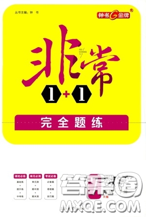 鐘書金牌2020年非常1+1完全題練七年級下冊數(shù)學R版人教版參考答案