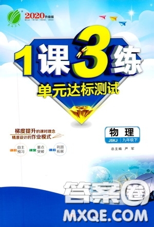 2020升級(jí)版1課3練單元達(dá)標(biāo)測(cè)試物理九年級(jí)下冊(cè)JSKJ江蘇科教版參考答案