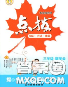 2020春特高級教師點撥三年級數(shù)學(xué)下冊人教版答案