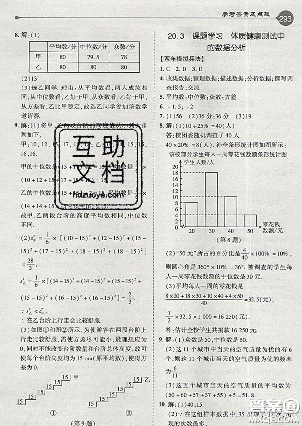 吉林教育出版社2020春特高級(jí)教師點(diǎn)撥八年級(jí)數(shù)學(xué)下冊(cè)人教版答案