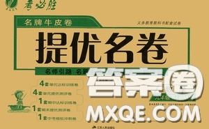 2020年考必勝名牌牛匹卷提優(yōu)名卷數(shù)學(xué)九年級下冊RMJY人民教育參考答案