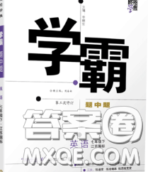 2020新版經(jīng)綸學(xué)典學(xué)霸題中題七年級英語下冊人教版答案