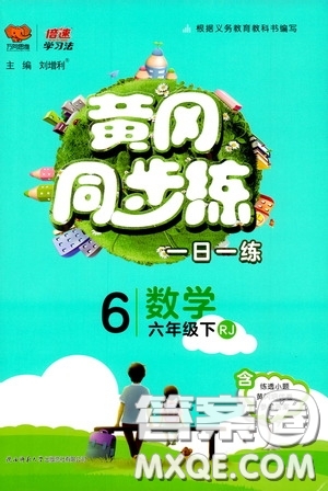 2020年黃岡同步練一日一練數(shù)學(xué)6年級(jí)下冊(cè)RJ人教版參考答案