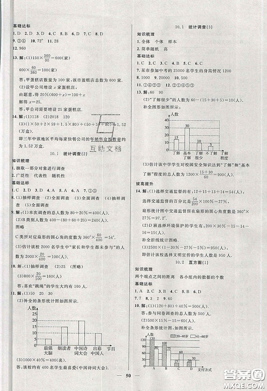 2020年春高分計(jì)劃中考版創(chuàng)新作業(yè)七年級(jí)數(shù)學(xué)下冊(cè)人教版答案