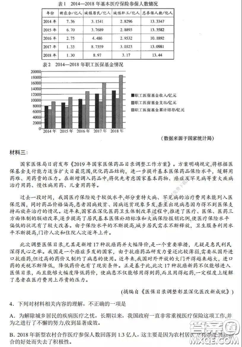 2020年高考總復(fù)習(xí)模擬檢測綜合訓(xùn)練六語文全國卷通用版試題及答案