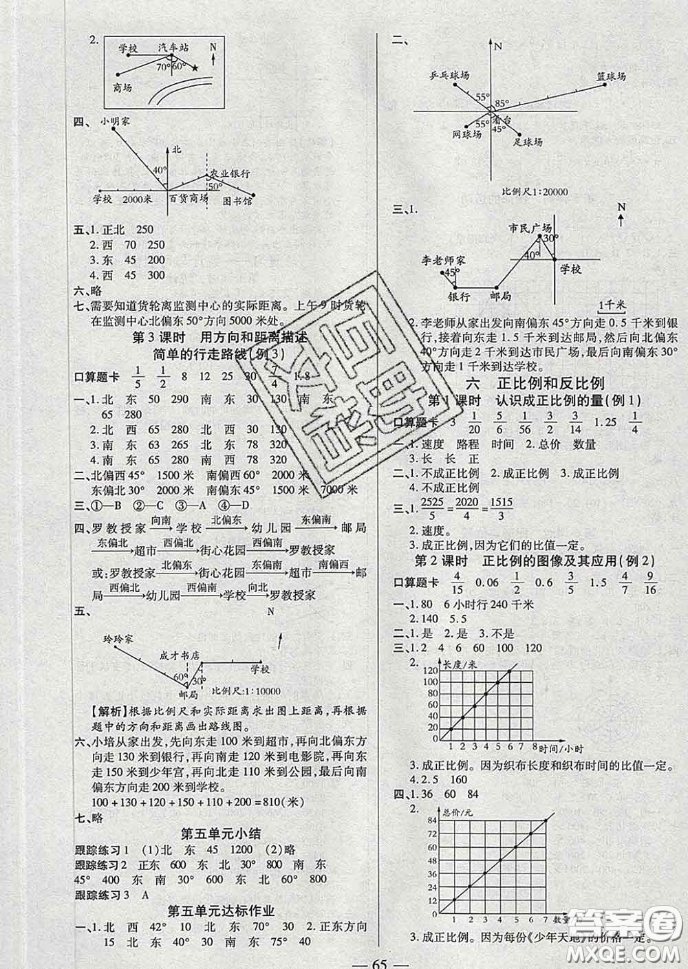 2020新版培優(yōu)紅領(lǐng)巾樂(lè)園六年級(jí)數(shù)學(xué)下冊(cè)蘇教版五星答案