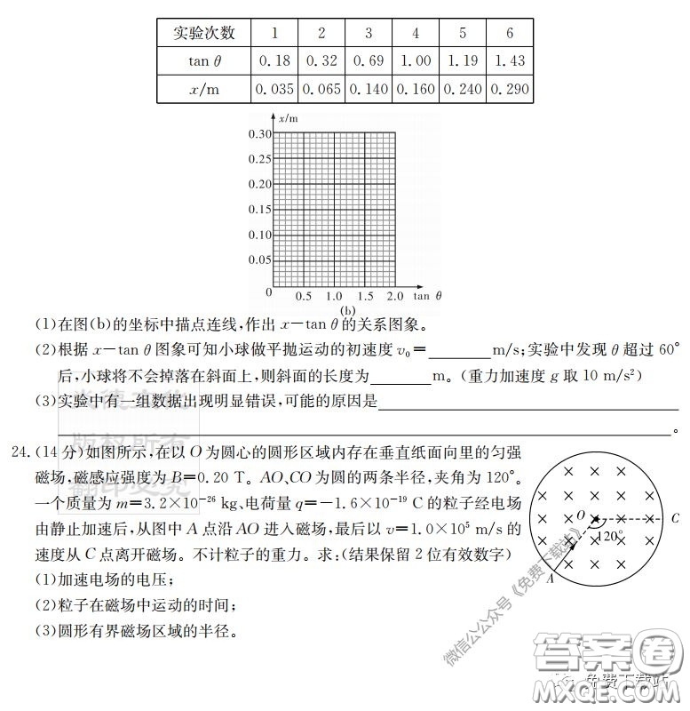 炎德英才大聯(lián)考雅禮中學2020屆高三月考試卷七理科綜合試題及答案