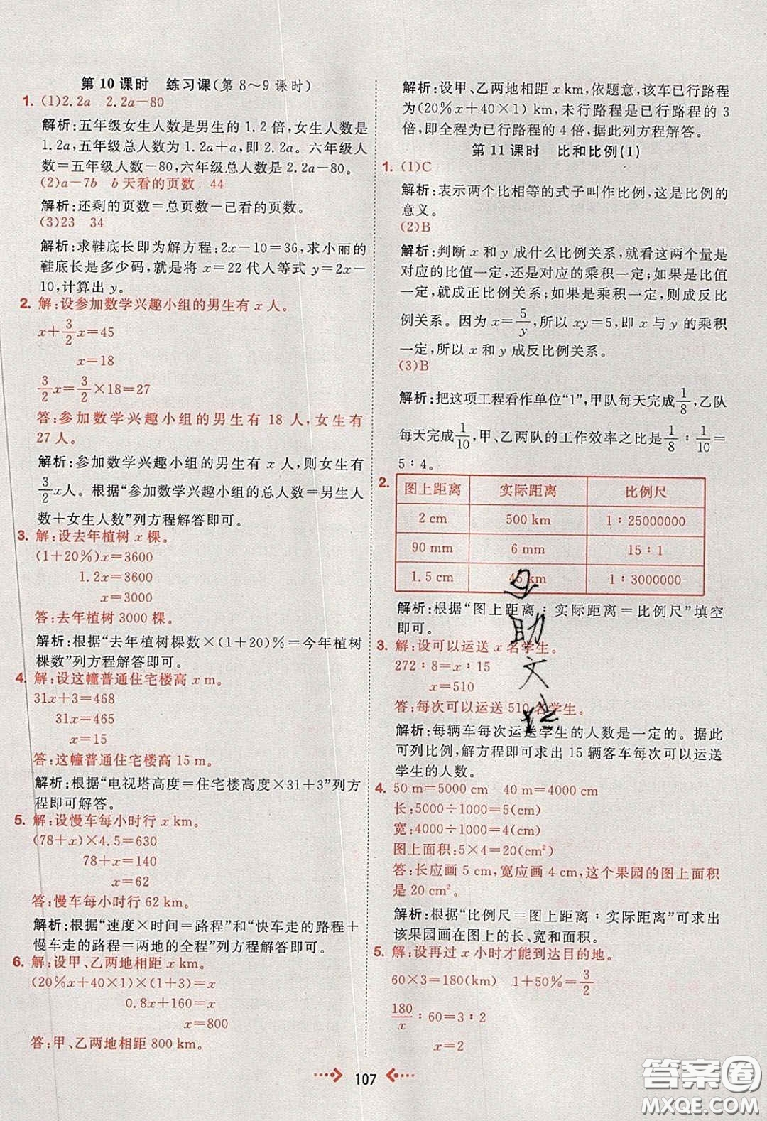 2020春快樂小博士鞏固與提高六年級數(shù)學(xué)下冊人教版答案