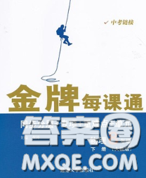 2020新版點石成金金牌每課通八年級物理下冊人教版答案