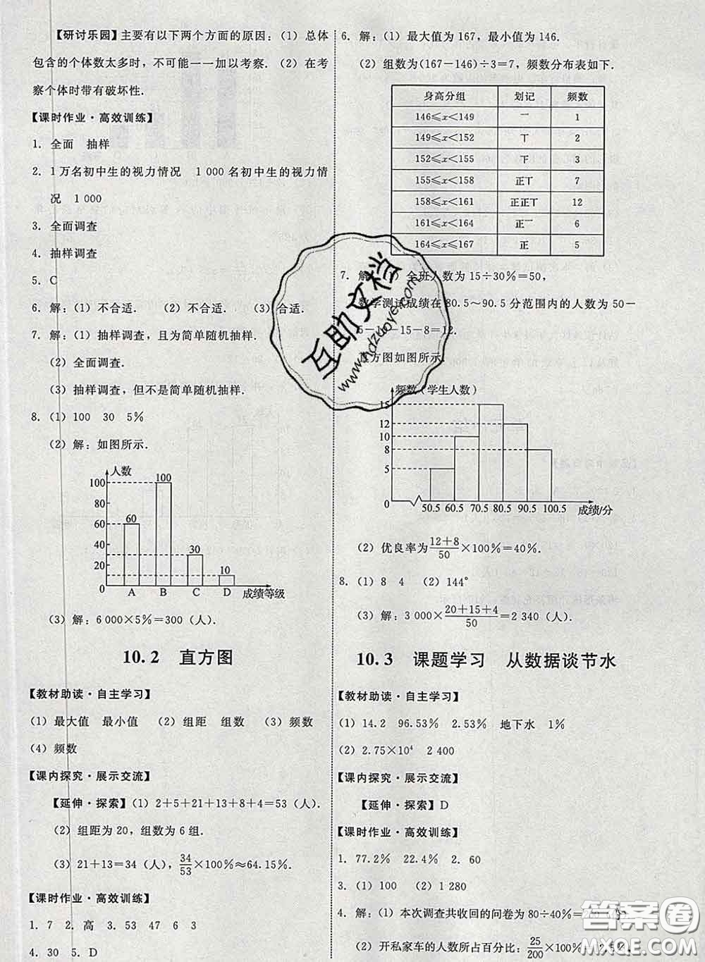 2020春能力培養(yǎng)與測試七年級數(shù)學(xué)下冊人教版答案