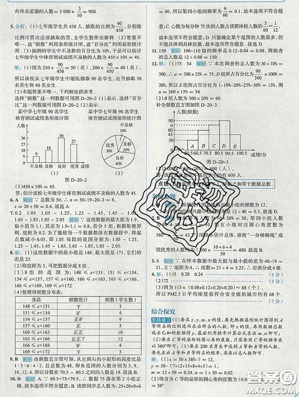 現(xiàn)代教育出版社2020新版走向中考考場八年級數(shù)學下冊滬科版答案