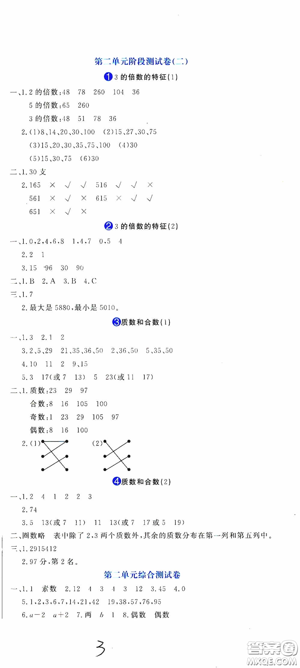 北京教育出版社2020提分教練優(yōu)學(xué)導(dǎo)練測(cè)試卷五年級(jí)語(yǔ)文下冊(cè)人教版答案